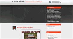 Desktop Screenshot of cpl-sport-blog.com