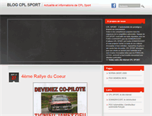 Tablet Screenshot of cpl-sport-blog.com